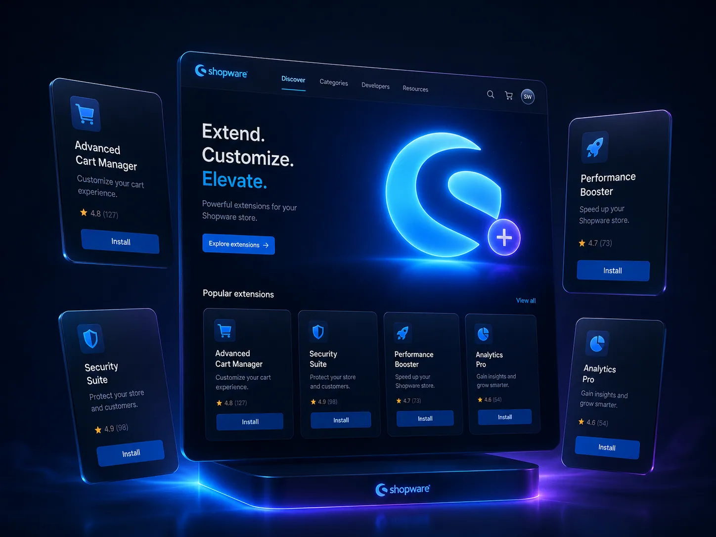 Shopware Erweiterungen entwickeln